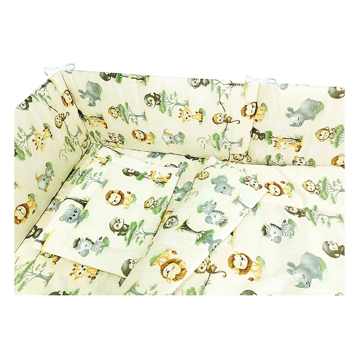 Lenjerie patut Maimutica, 5 piese, Crem Hubners [2]