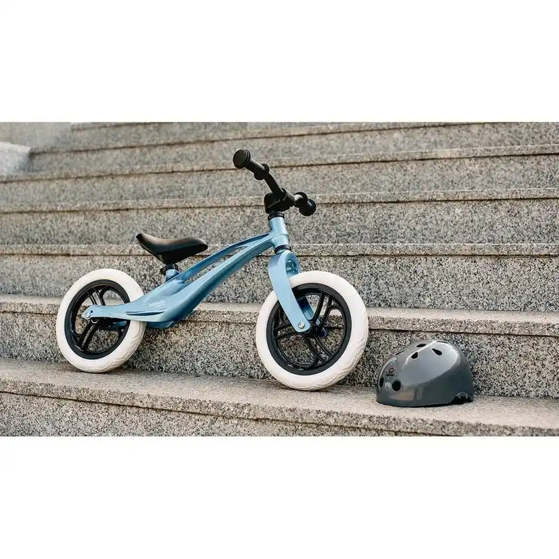 Lionelo - Bicicleta usoara Bart, Fara pedale, Cu cadru din magneziu, Cu ghidon si sa reglabile, Greutate 3 Kg, 12 inch, Conform cu standardul european de securitate EN71, Sky Blue [6]