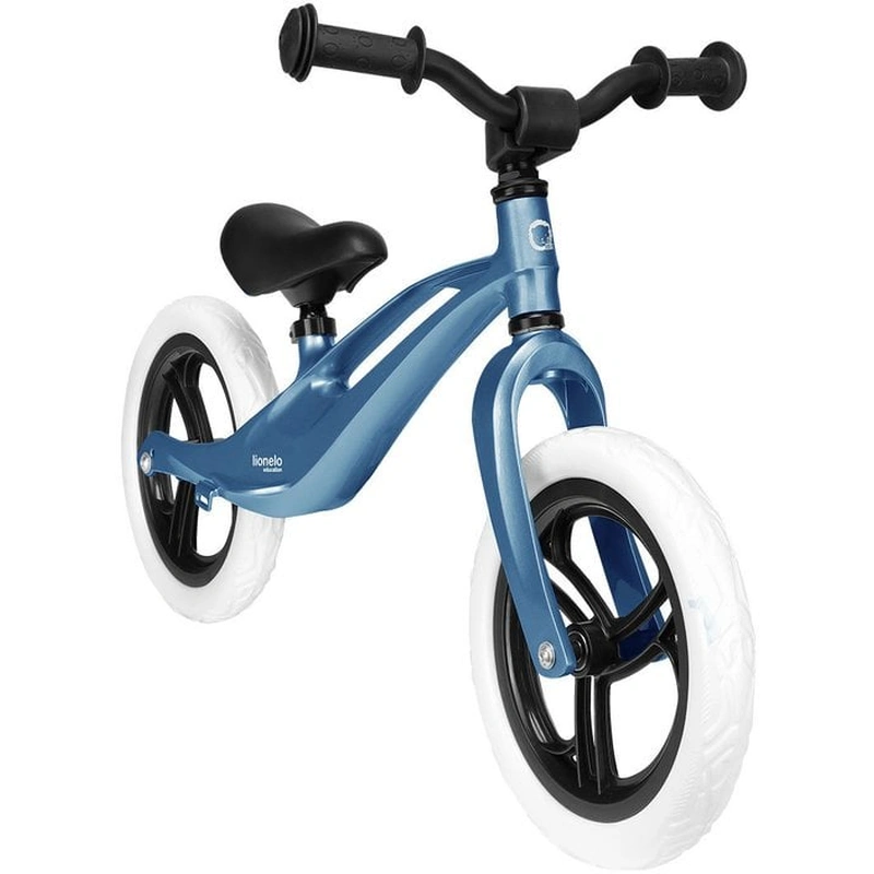 Lionelo - Bicicleta usoara Bart, Fara pedale, Cu cadru din magneziu, Cu ghidon si sa reglabile, Greutate 3 Kg, 12 inch, Conform cu standardul european de securitate EN71, Sky Blue [4]