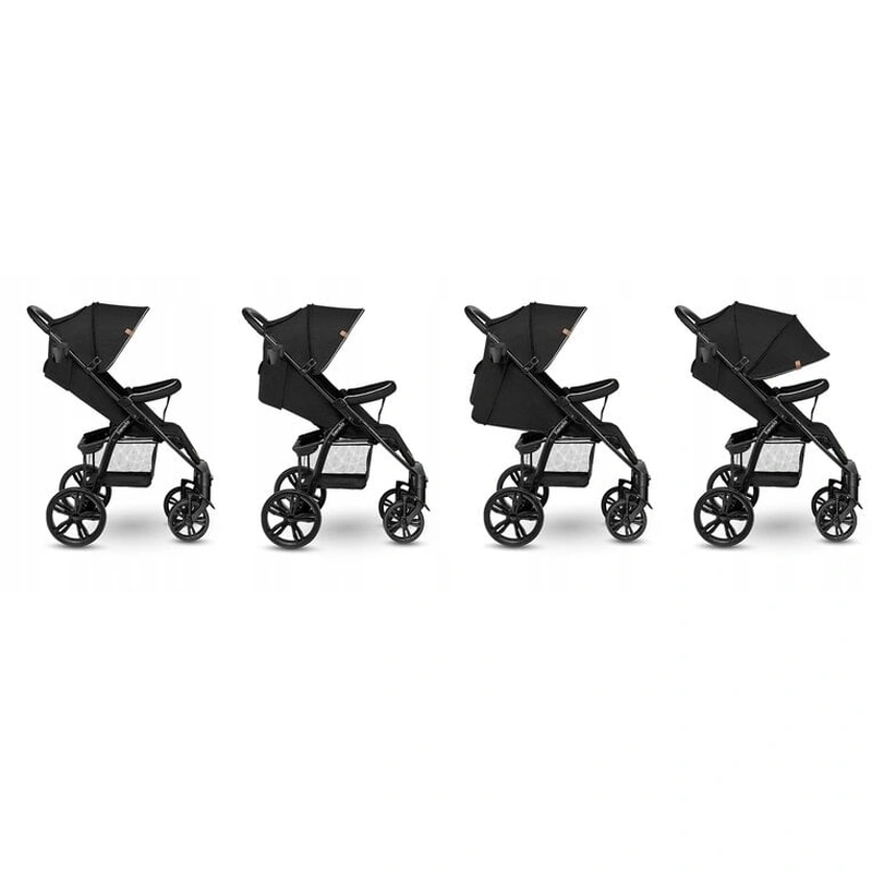 Lionelo - Carucior sport Annet Tour, De la nastere, Cu capotina impermeabila, Cu filtru UPF 50+, Cu maner reglabil, Plasa de tantari, Suport biberon, Saculet pentru picioare, Pana la 22 kg, Cu certifi [2]