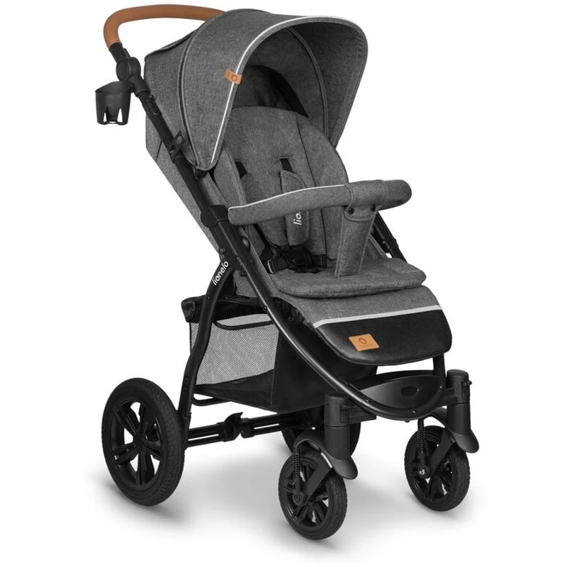 Lionelo - Carucior sport Annet Tour, De la nastere, Cu capotina impermeabila, Cu filtru UPF 50+, Cu maner reglabil, Plasa de tantari, Suport biberon, Saculet pentru picioare, Pana la 22 kg, Cu certifi [3]