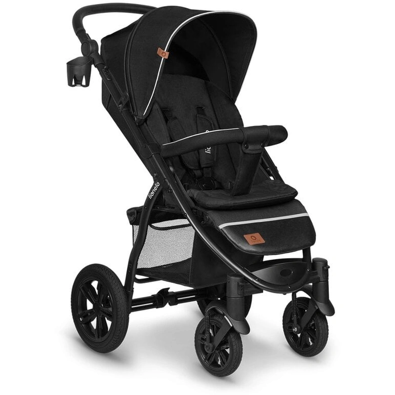 Lionelo - Carucior sport Annet Tour, De la nastere, Cu capotina impermeabila, Cu filtru UPF 50+, Cu maner reglabil, Plasa de tantari, Suport biberon, Saculet pentru picioare, Pana la 22 kg, Cu certifi [3]