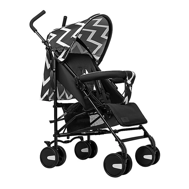 Lionelo - Carucior sport Elia Oslo, Cu husa de picioare, Cu plasa de tantari, Conform cu standardul european de securitate EN1888-1, Negru [8]