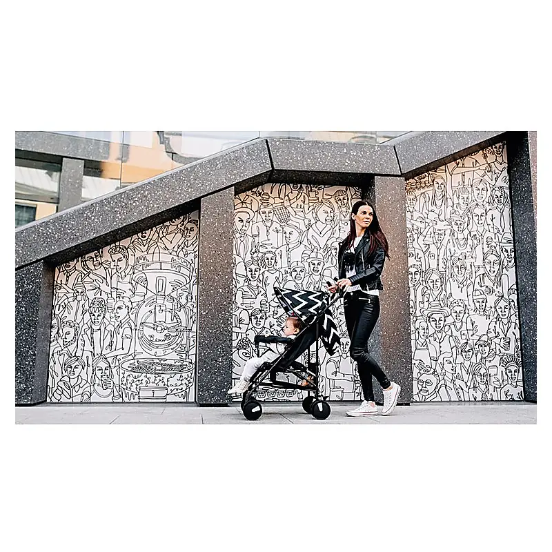 Lionelo - Carucior sport Elia Oslo, Cu husa de picioare, Cu plasa de tantari, Conform cu standardul european de securitate EN1888-1, Negru [19]