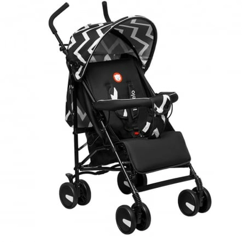 Lionelo - Carucior sport Elia Oslo, Cu husa de picioare, Cu plasa de tantari, Conform cu standardul european de securitate EN1888-1, Negru [2]