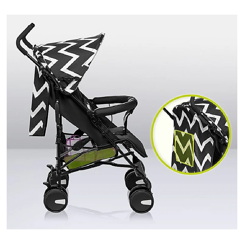 Lionelo - Carucior sport Elia Oslo, Cu husa de picioare, Cu plasa de tantari, Conform cu standardul european de securitate EN1888-1, Negru [21]