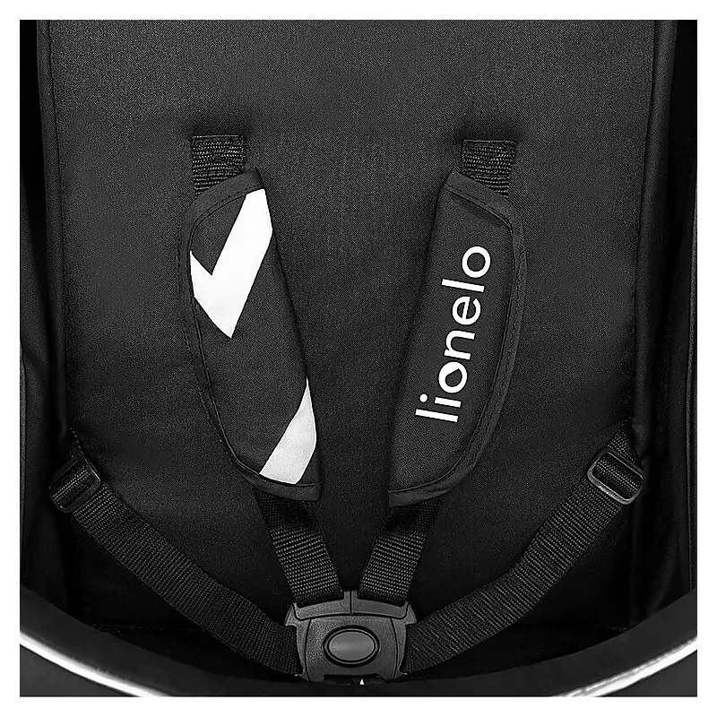 Lionelo - Carucior sport Elia Oslo, Cu husa de picioare, Cu plasa de tantari, Conform cu standardul european de securitate EN1888-1, Negru [16]