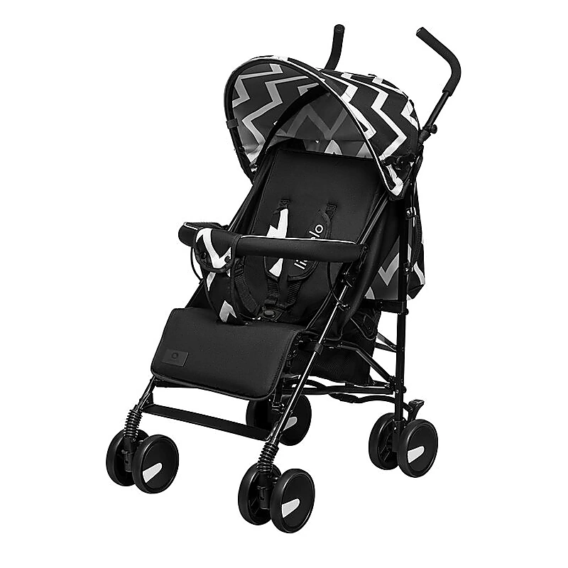 Lionelo - Carucior sport Elia Oslo, Cu husa de picioare, Cu plasa de tantari, Conform cu standardul european de securitate EN1888-1, Negru [4]