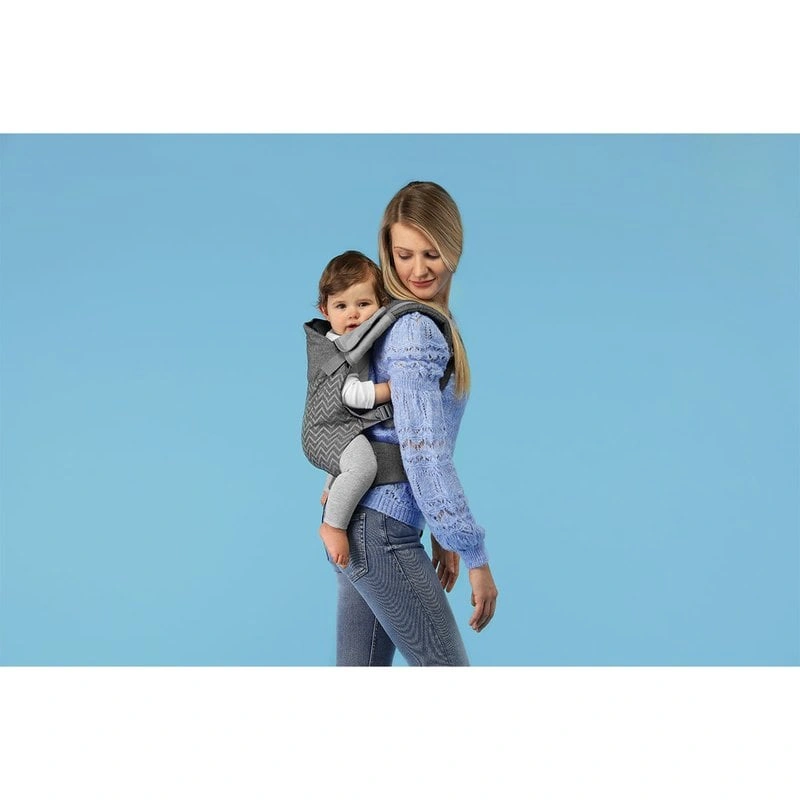 Lionelo - Marsupiu ergonomic Margareet, Cu 3 pozitii de transport, Cu gluga, Pana la 20 Kg, Aprobat de Institutul International de Displazie de Sold, Conform cu standardul european de securitate CEN T [10]