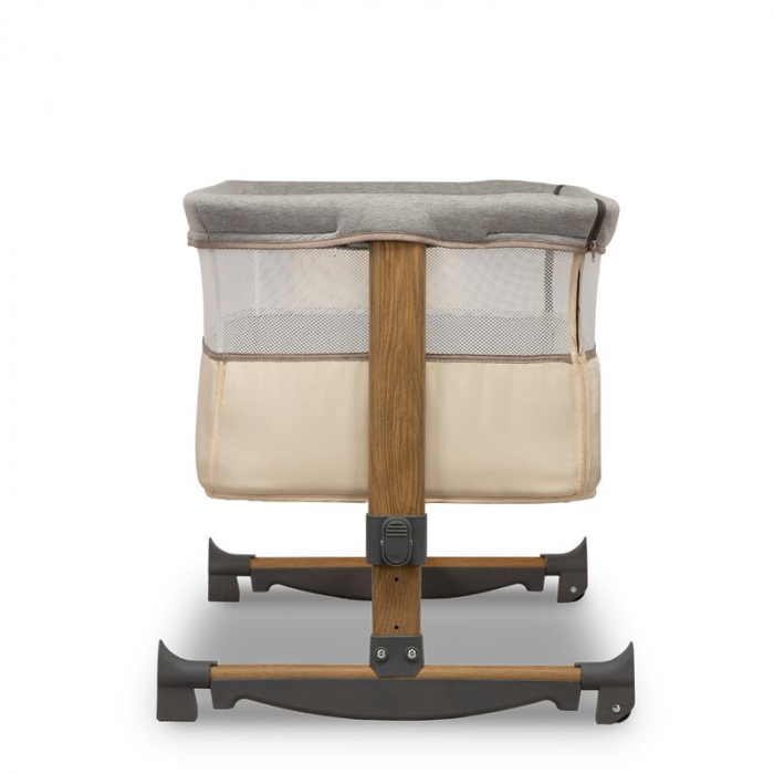 Patut co-sleeper Leonie Cu sistem de leganare, Beige Sand [18]