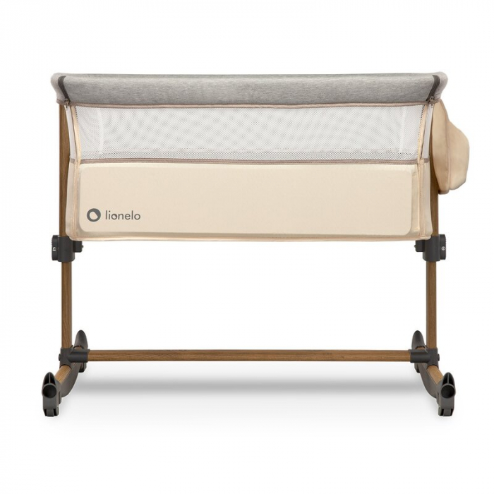 Patut co-sleeper Leonie Cu sistem de leganare, Beige Sand [8]