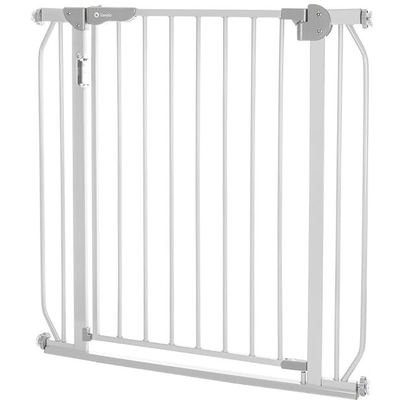 Lionelo - Poarta de siguranta cu suruburi Truus Slim Led , Cu lumina Led cu senzor, 105 cm, Conform cu standardul european de securitate EN1930, Gri [4]
