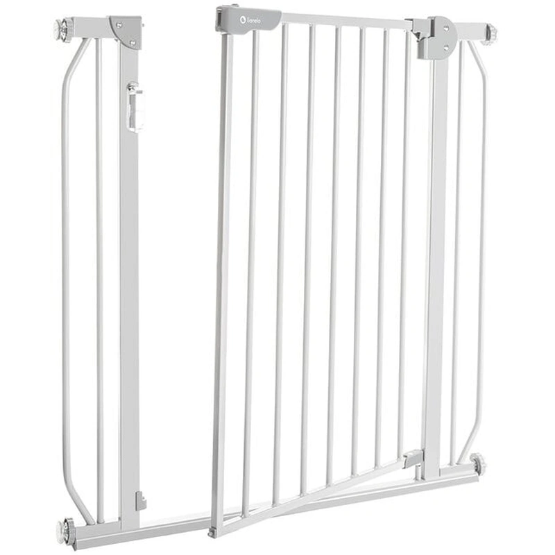 Lionelo - Poarta de siguranta cu suruburi Truus Slim Led , Cu lumina Led cu senzor, 105 cm, Conform cu standardul european de securitate EN1930, Gri [5]
