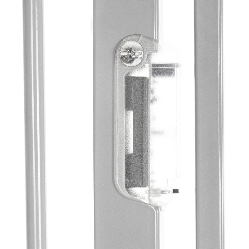 Lionelo - Poarta de siguranta cu suruburi Truus Slim Led , Cu lumina Led cu senzor, 105 cm, Conform cu standardul european de securitate EN1930, Gri [8]