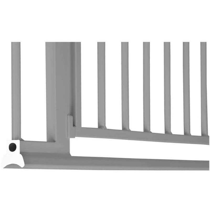 Lionelo - Poarta de siguranta prin presiune Truus Slim, 105 cm, Conform cu standardul european de securitate EN1930, Gri [5]