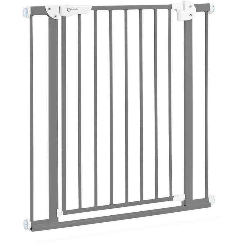 Lionelo - Poarta de siguranta prin presiune Truus Slim, 105 cm, Conform cu standardul european de securitate EN1930, Gri [3]