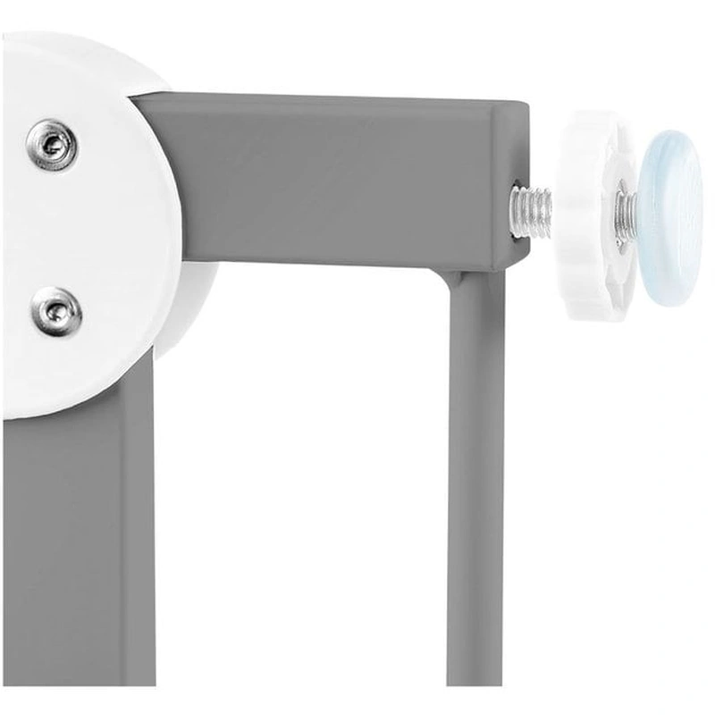 Lionelo - Poarta de siguranta prin presiune Truus Slim, 105 cm, Conform cu standardul european de securitate EN1930, Gri [6]