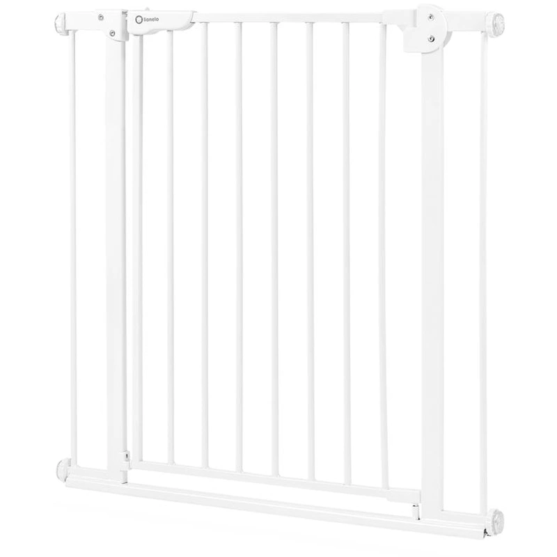 Lionelo - Poarta de siguranta prin presiune Truus Slim, 105 cm, Conform cu standardul europeane de securitate EN1930, Alb [3]