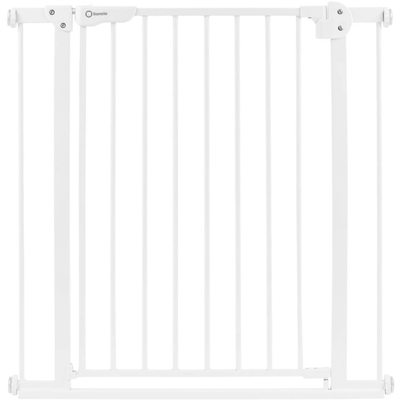 Lionelo - Poarta de siguranta prin presiune Truus Slim, 105 cm, Conform cu standardul europeane de securitate EN1930, Alb [1]