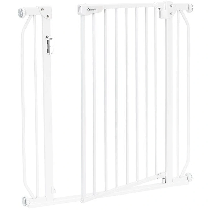 Lionelo - Poarta de siguranta prin presiune Truus Slim Led , Cu lumina Led cu senzor, 105 cm, Conform cu standardul european de securitate EN1930, Alb [5]