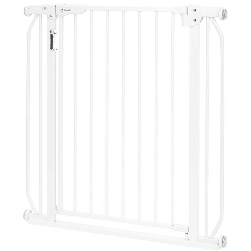 Lionelo - Poarta de siguranta prin presiune Truus Slim Led , Cu lumina Led cu senzor, 105 cm, Conform cu standardul european de securitate EN1930, Alb [4]