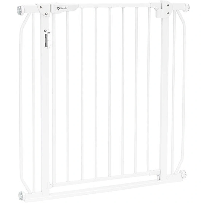 Lionelo - Poarta de siguranta prin presiune Truus Slim Led , Cu lumina Led cu senzor, 105 cm, Conform cu standardul european de securitate EN1930, Alb [3]