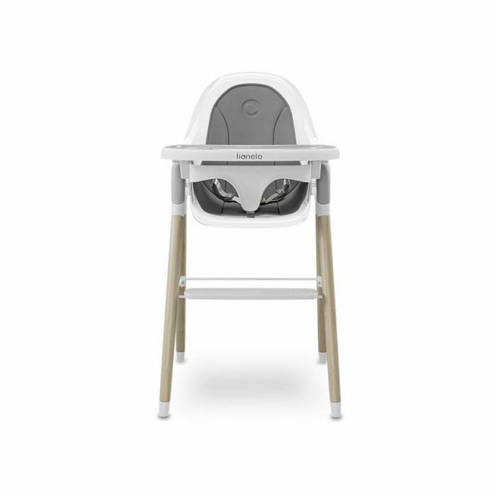 Lionelo - Scaun de masa Maya, 2 in 1, Transformabil, 3 pozitii de inclinare, Conform cu standardele europeane de securitate EN14988, EN12790, White [4]