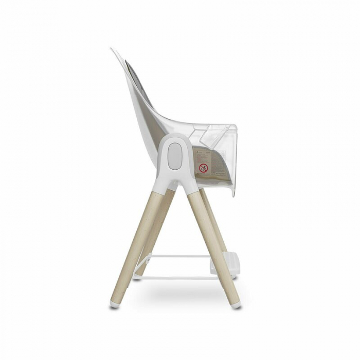 Lionelo - Scaun de masa Maya, 2 in 1, Transformabil, 3 pozitii de inclinare, Conform cu standardele europeane de securitate EN14988, EN12790, White [5]