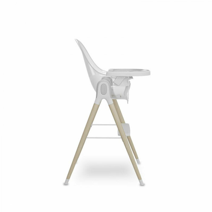 Lionelo - Scaun de masa Maya, 2 in 1, Transformabil, 3 pozitii de inclinare, Conform cu standardele europeane de securitate EN14988, EN12790, White [11]