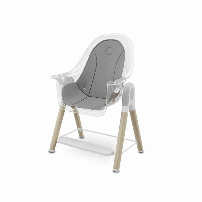 Lionelo - Scaun de masa Maya, 2 in 1, Transformabil, 3 pozitii de inclinare, Conform cu standardele europeane de securitate EN14988, EN12790, White [6]