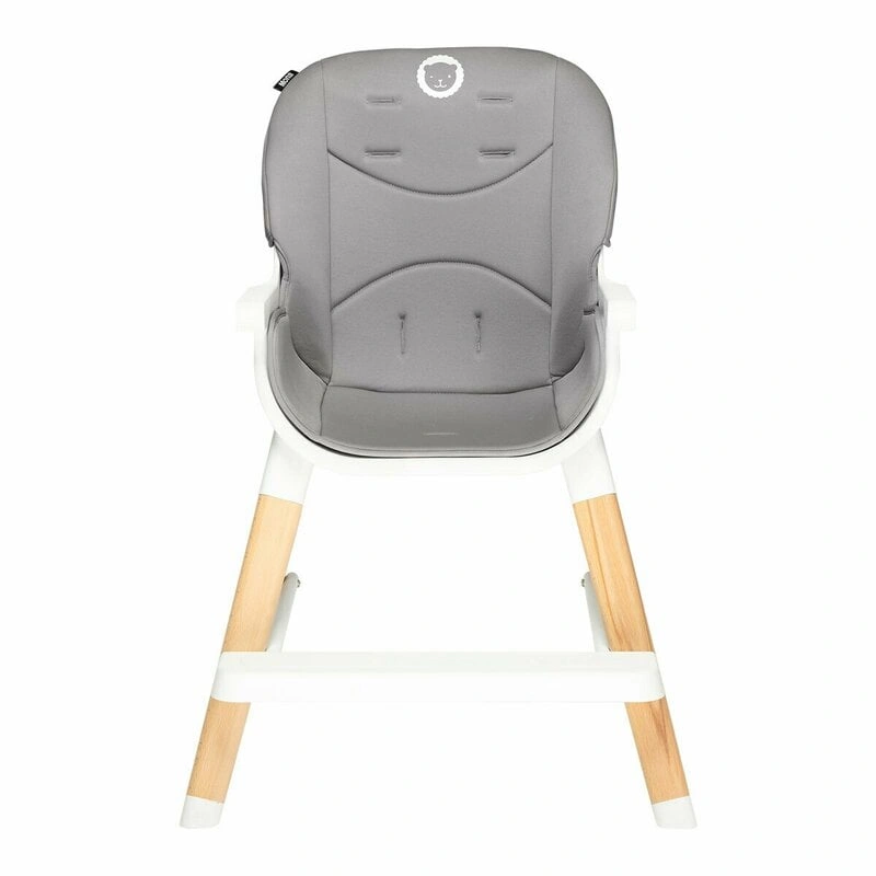 Lionelo - Scaun de masa Mona, 4 in 1, Transformabil, Reglabil in inaltime in 3 pozitii, Conform cu standardele europene de securitate EN14988, EN16120, Stone [11]