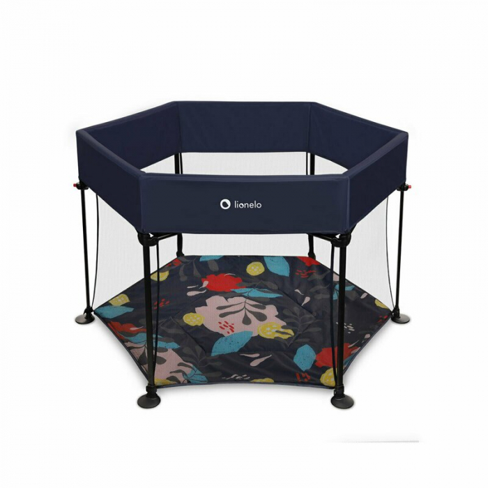 Lionelo - Tarc de joaca Roel, Pliere ultra-compacta, Blue Navy [2]