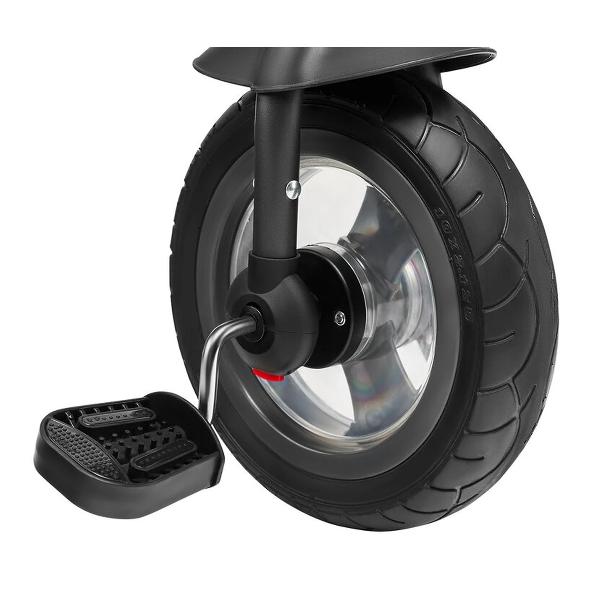 Lionelo - Tricicleta Tris, Mecanism de pedalare libera, Suport picioare, Control al directiei, Scaun reversibil, Rotire 360 grade, Pliabila, Conform cu standardul europeane de securitate EN71, Roz/Gri [27]