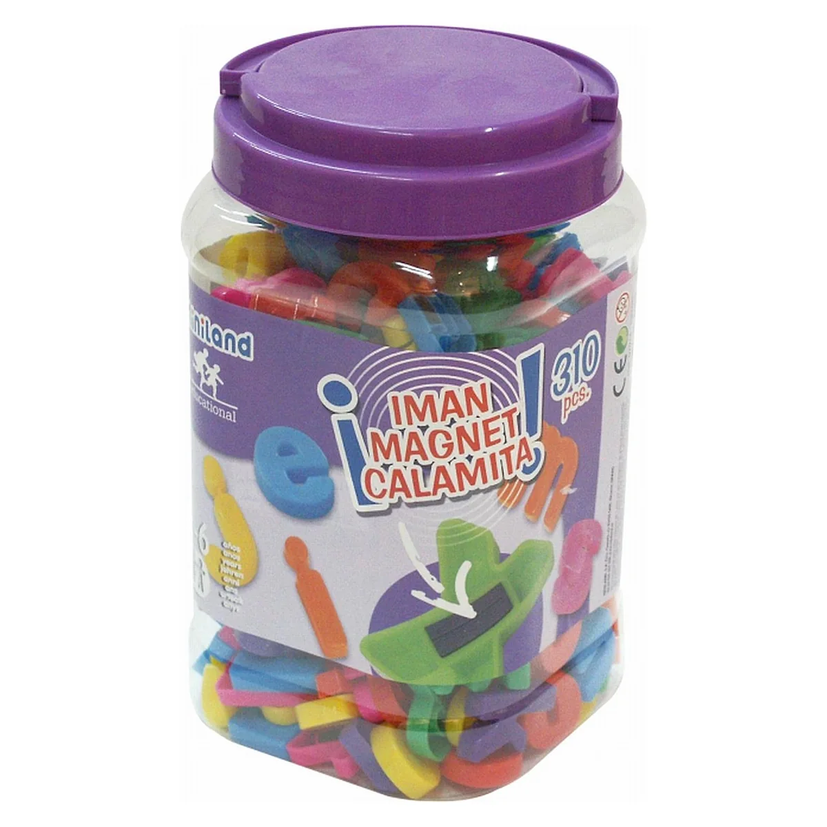 Litere mari magnetice Miniland 310 buc [3]