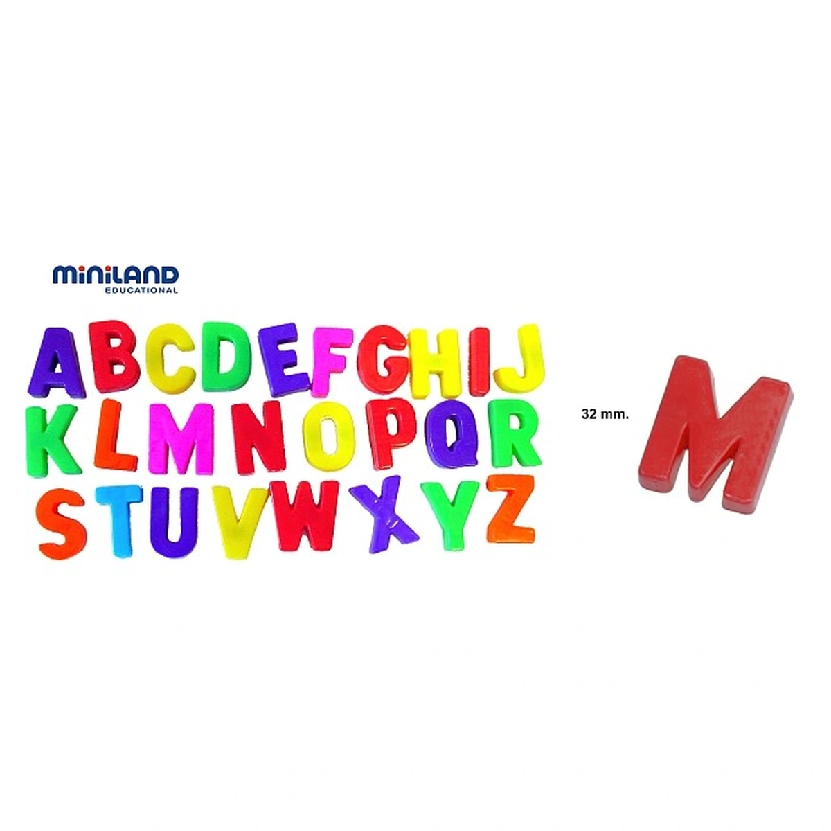 Litere mari magnetice Miniland 310 buc [2]