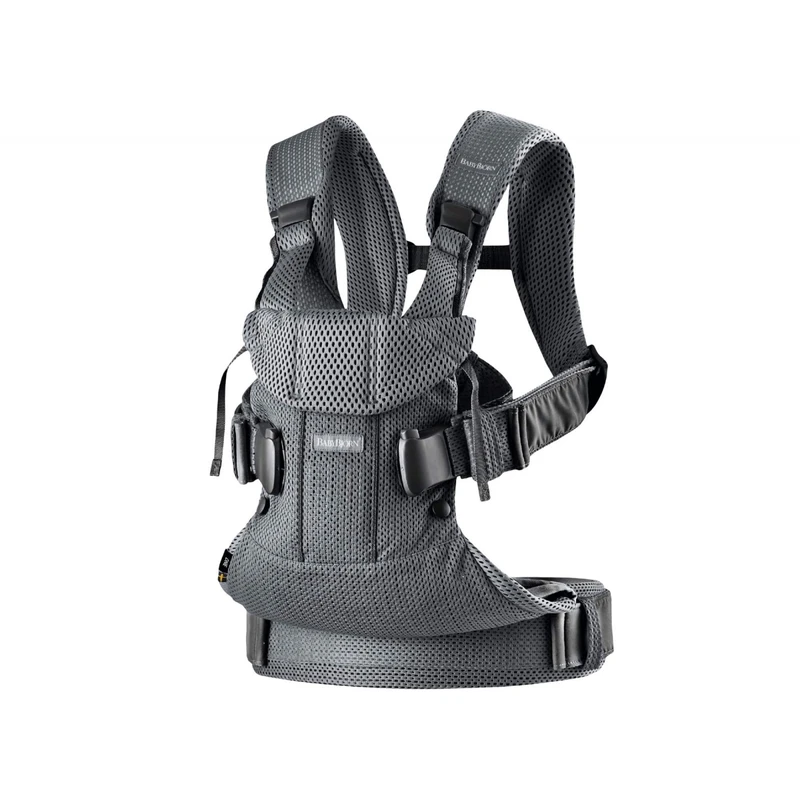 Marsupiu anatomic One Air BabyBjorn - Anthracite, 3D Mesh [2]