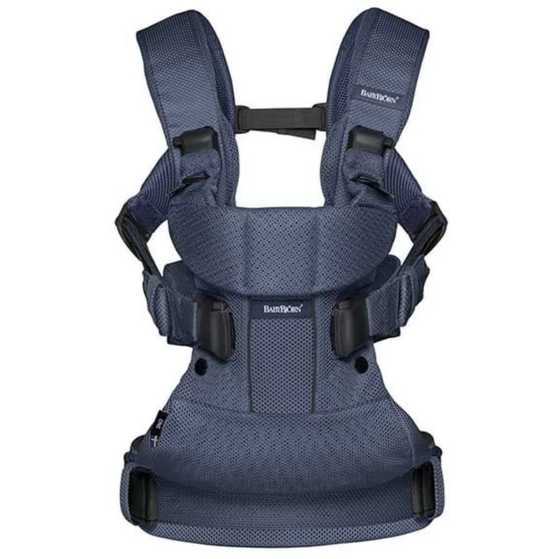 Marsupiu anatomic One Air BabyBjorn - Navy Blue, 3D Mesh [4]