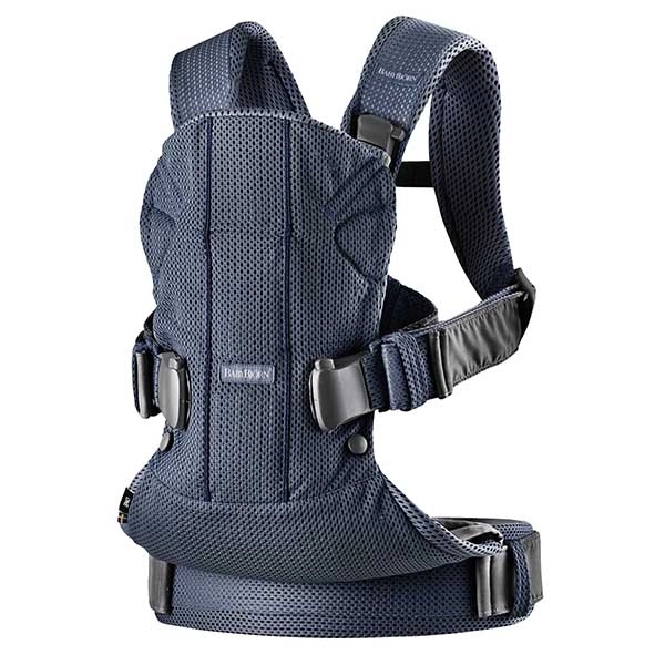 Marsupiu anatomic One Air BabyBjorn - Navy Blue, 3D Mesh [1]