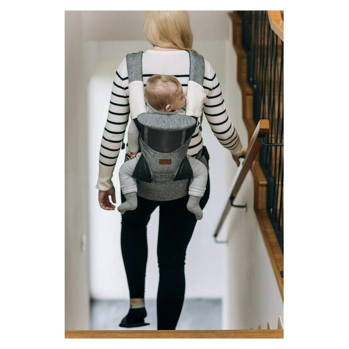 Marsupiu bebe, FreeON, Carry Me, 3 in 1 Gri [8]