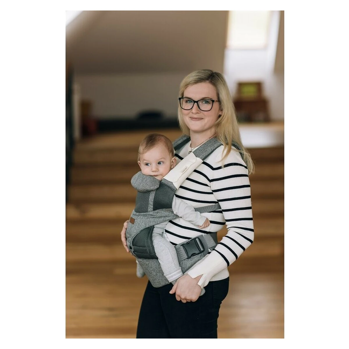 Marsupiu bebe, FreeON, Carry Me, 3 in 1 Gri [2]