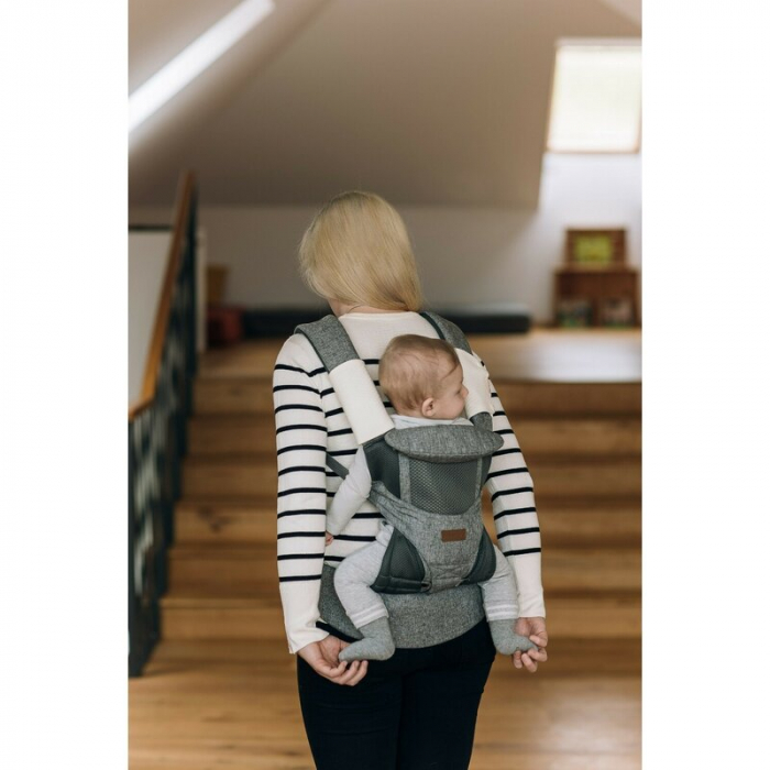 Marsupiu bebe, FreeON, Carry Me, 3 in 1 Gri [6]