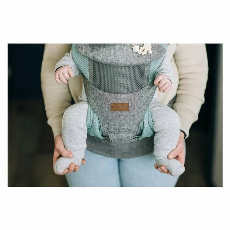 Marsupiu bebe, FreeON, Easy Move, 3 in 1, De la 3,5 luni pana la 15 kg, Grey [5]
