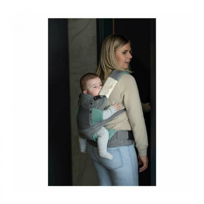 Marsupiu bebe, FreeON, Easy Move, 3 in 1, De la 3,5 luni pana la 15 kg, Grey [2]