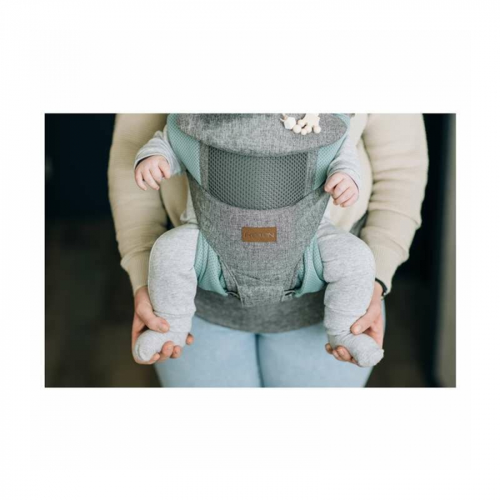 Marsupiu bebe, FreeON, Easy Move, 3 in 1, De la 3,5 luni pana la 15 kg, Grey [5]