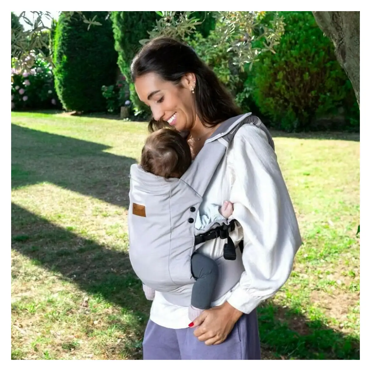 Marsupiu bebe, Jane, Like, Ergonomic, De la nastere pana la 18 Kg, Seal [7]