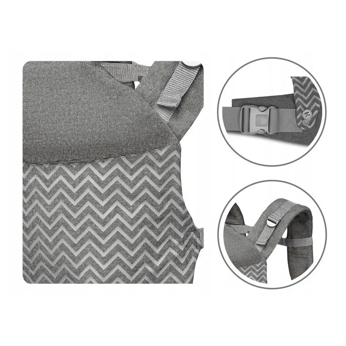 Lionelo - Marsupiu ergonomic Margareet, Cu 3 pozitii de transport, Cu gluga, Pana la 20 Kg, Aprobat de Institutul International de Displazie de Sold, Conform cu standardul european de securitate CEN T [22]