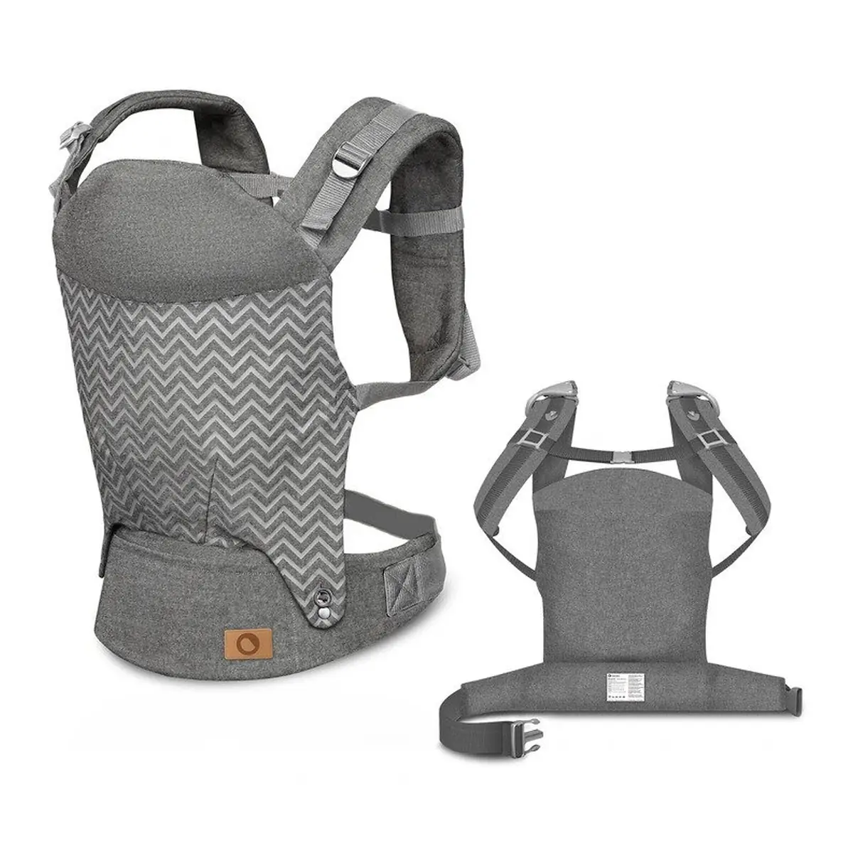 Lionelo - Marsupiu ergonomic Margareet, Cu 3 pozitii de transport, Cu gluga, Pana la 20 Kg, Aprobat de Institutul International de Displazie de Sold, Conform cu standardul european de securitate CEN T [6]