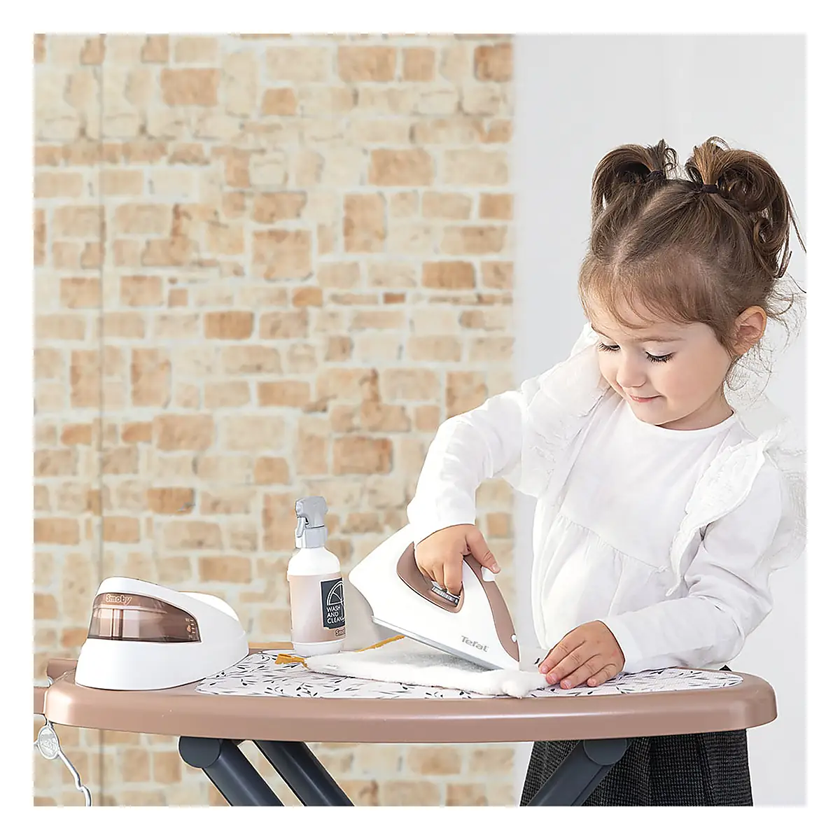 Masa si fier de calcat Tefal Ironing Board + Stream Iron, 9 accesorii Smoby 3 ani + [4]