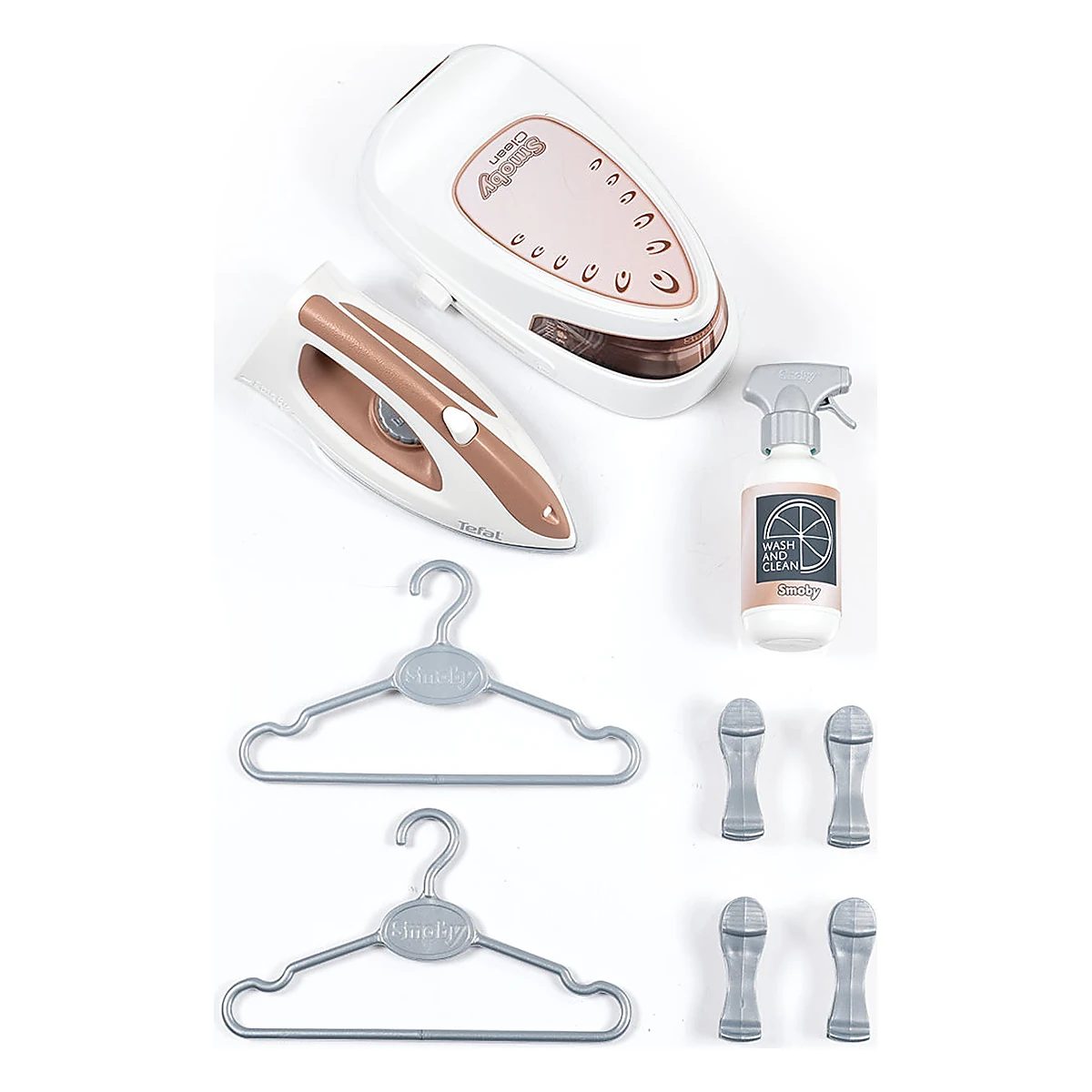 Masa si fier de calcat Tefal Ironing Board + Stream Iron, 9 accesorii Smoby 3 ani + [3]