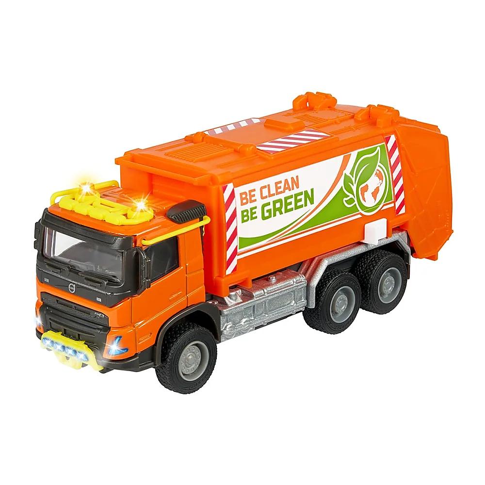 Masina de gunoi Majorette Volvo Garbge Collector cu tomberon [2]